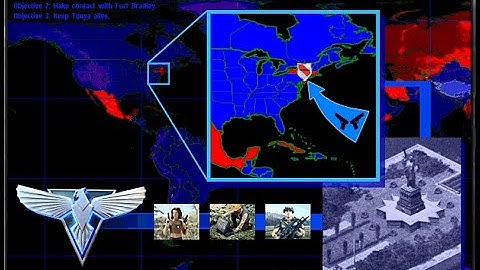 Red Alert 2 Allied Campaign Mission 1 (Lone Guardian) 1080P Walkthrough No Commentary