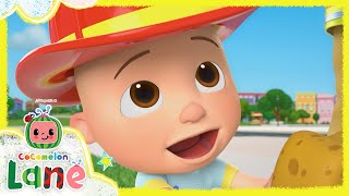 Jj's Firetruck Wash! - Clip | Cocomelon Lane | New Netflix Show! | Cocomelon Kids Songs