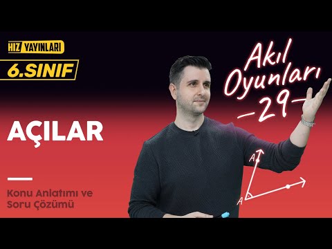 Açılar Konu Anlatımı, Soru Çözümü: 6. Sınıf Matematik #29