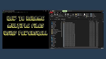 How to rename MULTIPLE files with Powershell