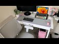 My Wife&#39;s Modern Office Desk Setup - Cozy And Efficient - 2023