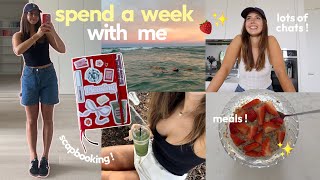 vlog: feeling like myself again 🎀 scrapbooking, read with me, galentines image