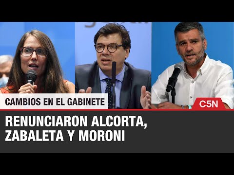 CAMBIOS en el GABINETE tras la renuncia de Elizabeth Gómez Alcorta, Juan Zabaleta y Claudio Moroni