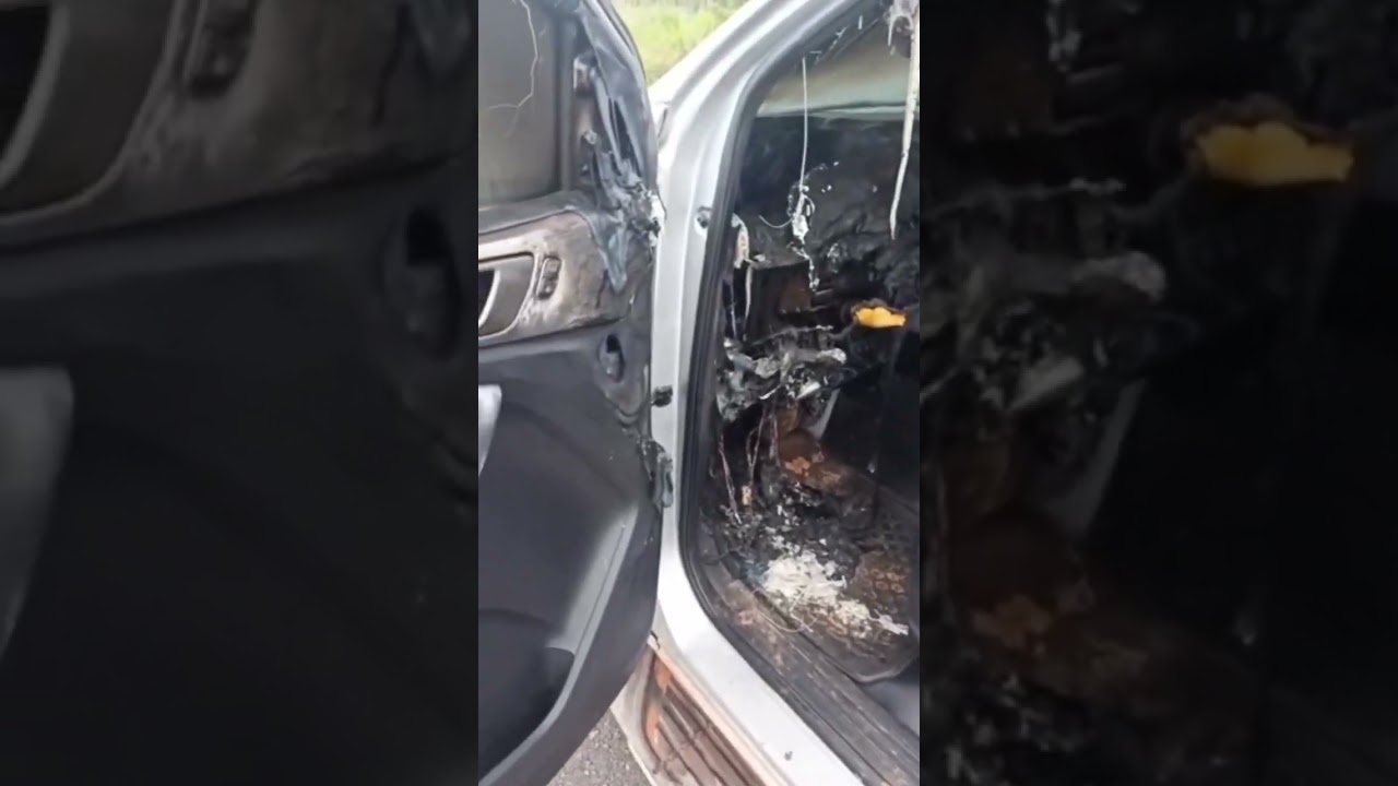 Ford Ranger é atingida por um raio em Goiás!