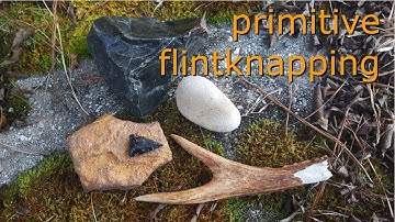 primitive abo flintknapping