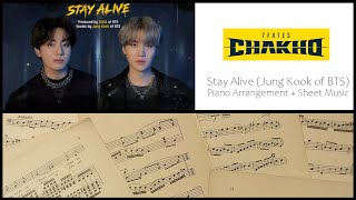 Download lagu Stay Alive (Full Version) - BTS Jung Kook (Prod. SUGA of BTS) || Piano Arrangement   Sheet Music