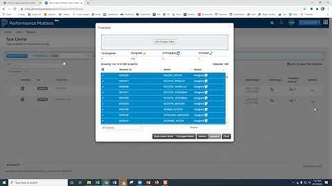 Performance Matters Testing Platform Assigning the test you made to your students