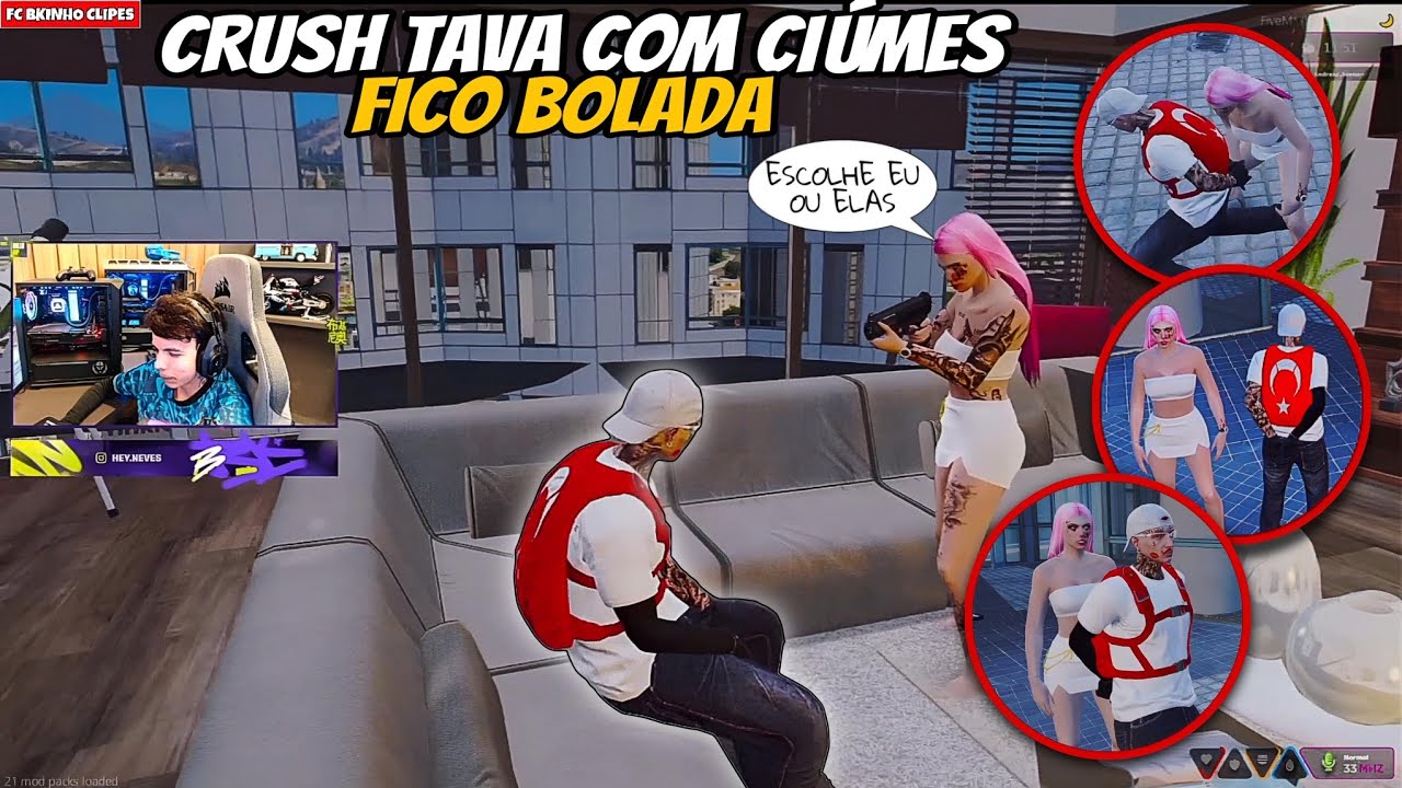 BK TAVA NA PRAÇA COM AS NOVINH4 | CRUSH DESCOBRIU | FICO COM CIÚMES | DEU K.O? | FC BKINHO CLIPS