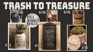 TRASH TO TREASURE DIY HOME DECOR PROJECTS-THRIFT STORE MAKEOVERS