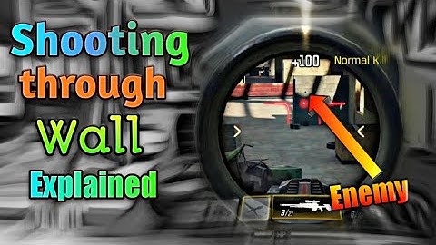 Shooting Through Wall Explained | COD Mobile