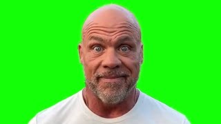 Kurt Angle staring meme green screen