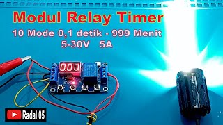 Timer relay module 5-32V 0.1 seconds - 999 Minutes Timer On Off how to set