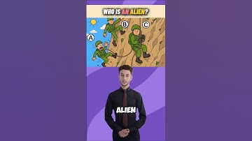 Wie is een Alien? #quiz #raadsels #logische puzzels #hersenkrakers #ytshorts #trending