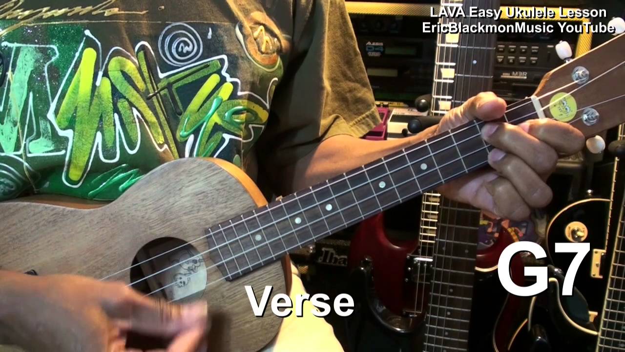 How To Play LAVA (Someone To Lava) On Ukulele Disney Pixar @EricBlackmonGuitar - YouTube