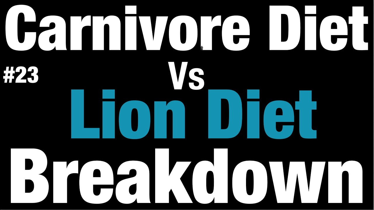 #23 Health Benefits & explanation of the Carnivore diet vs the Lion Diet.