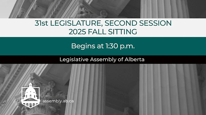 November 20th, 2025 - Afternoon Session - Legislative Assembly of Alberta