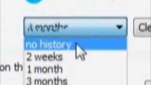 How to delete skype history from iphone/ipod?