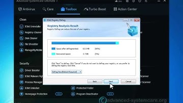 Registry Defrag in Advanced SystemCare Ultimate 7 Clean Up Your Registry Easily