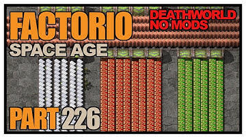 More advanced circuits - Factorio Space Age (Deathworld, no mods) Ep 226