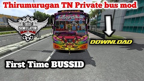 Thirumurugan TN private bus mod released || Eicher BS6 bus mod BUSSID