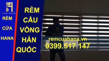 Rèm Cầu Vồng Hàn Quốc | Màn Cuốn Cầu Vồng | Rèm Cửa Hana #remcuadep #remcuahcm