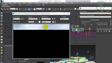 3Ds max Environment Background  setting.