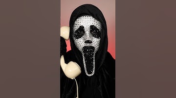 Do you like scary movies? GHOSTFACE SCREAM #makeuptutorial