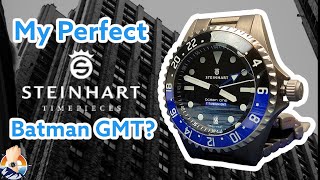 The Perfect Batman GMT? Steinhart Ocean One Unboxing #titanium #unboxing