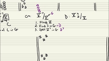 Spelling Applied Dominant Chords (V7/V)