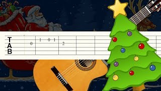 Video thumbnail of "Feliz Navidad / Guitarra / Tutorial / Tablatura"