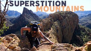 Backpacking the Most HAUNTED MOUNTAINS in America | Superstition Mountains (2020)