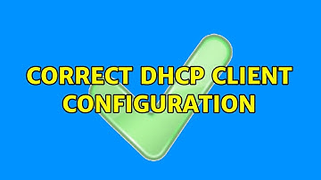 Ubuntu: Correct DHCP client configuration