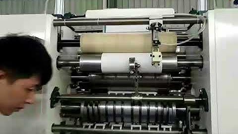 operation video 2 lines n folding hand towel paper making machine