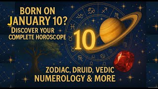 January 10 Zodiac Secrets REVEALED | Western, Vedic, Druid, Numerology & More!