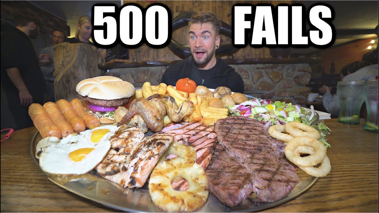 WIN 200 IF YOU CAN BEAT THE BIGGEST MIXED GRILL CHALLENGE RECORD Joel Hansen