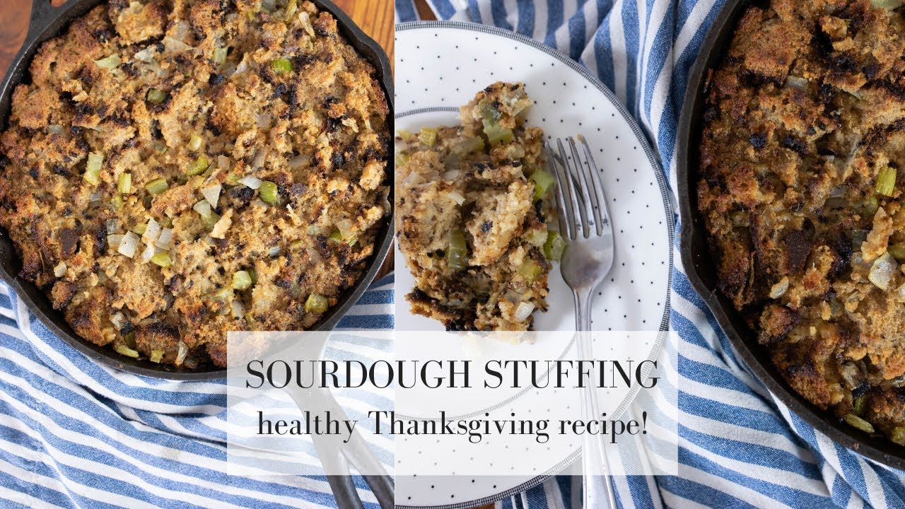 Thanksgiving Sourdough Stuffing {Outside of Turkey} - FeelGoodFoodie