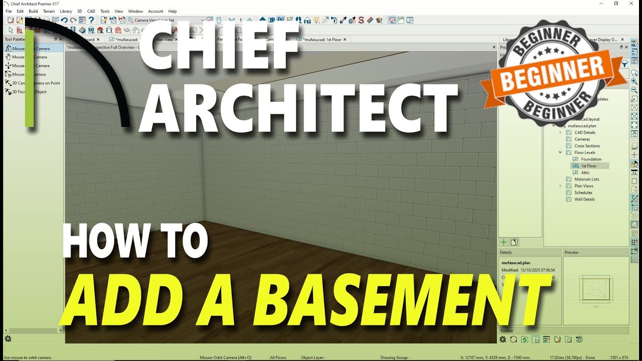 Как добавить подвал в главном архитекторе