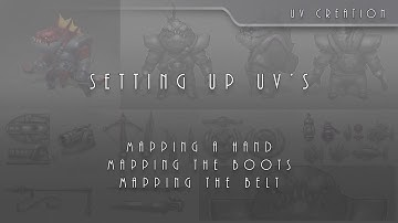 Box Modeling A Character In Maya 014 Setting Up UVs Hands Boots And Belts