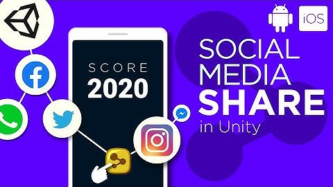Unity Social media sharing buttons