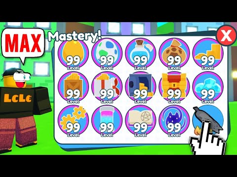 HOW i GOT MAX 99 MASTERY on EVERYTHING POSSIBLE in Pet Simulator X