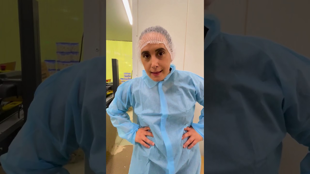 Tour of our production at That's Amore Cheese 🧀💙 #thatsamorecheese #youtubeshorts