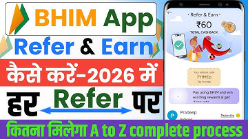 BHIM App Refer and Earn 2025 ll How to Earn Money From Bhim UPI ll BHIM UPI Refer Earn Kaise Kare