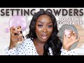 TOP 6 LOOSE SETTING POWDERS FOR CONCEALER BROWN SKIN FRIENDLY FOR BEGINNERS MAKEUP TIPS| Mena Adubea