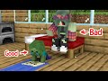 Monster School : Good Baby Zombie and Bad Zombie Girl - Sad Story - Minecraft Animation