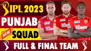 Punjab Kings 2023 Squad | PBKS IPL 2023 Team | IPL 2023 Squad Punjab Team Players List