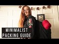 UNPACKING MY BACKPACK || Minimalist Packing for Long Term Travel + What I Packed