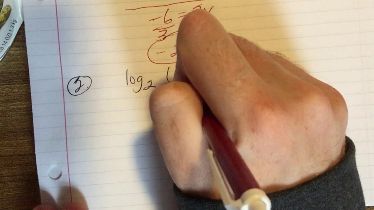 Solving (Simple) Logarithmic Equations Part 1 - YouTube