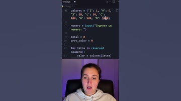 Hacer un programa que convierta un numero romano a decimal usando python