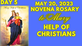 DAY 5 | NOVENA TO MARY HELP OF CHRISTIANS ROSARY | THE JOYFUL MYSTERIES | MAY 20, 2023