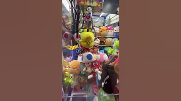 Super Mario Claw Machine JACKPOT! #shorts #clawmachine #arcade #supermario